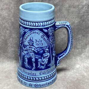 Vtg Gauberverband Nordamerika 1979 Los Angeles California German Beer Stein 0.5L